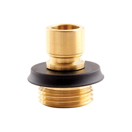 Gilmour Gilmour Brass Male Quick Connector Faucet 840134-1001